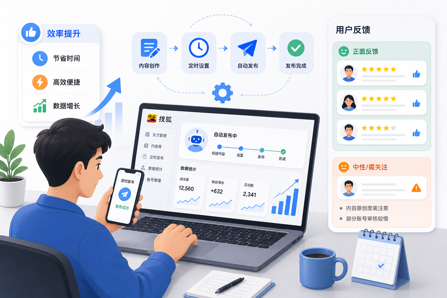 搜狐自动发文工具真的有效吗？胡杨河用户的真实反馈