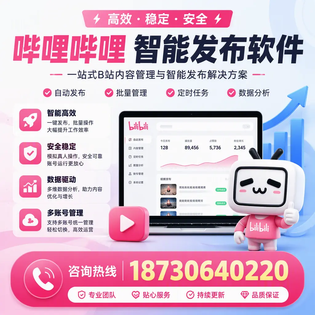 哔哩哔哩智能发布软件适用场景分析：在 胡杨河 的最佳实践