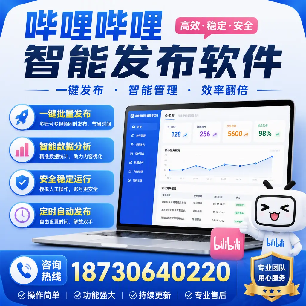 为什么选择哔哩哔哩智能发布软件？胡杨河 的用户分享