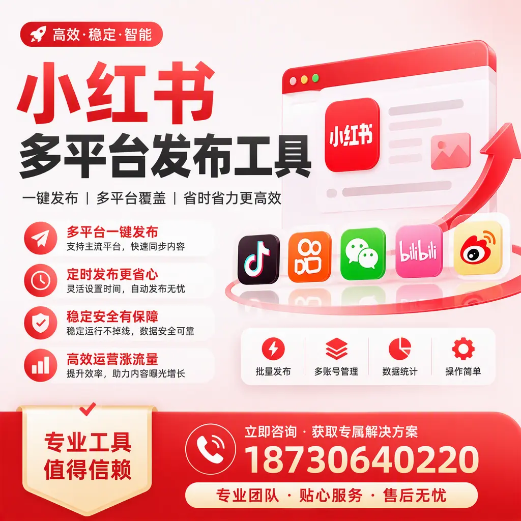 在 胡杨河 小红书多平台发布工具的市场前景分析